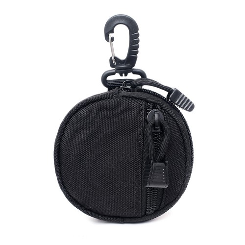 Tactical Molle Coin Car Key Purse Change Organizer EDC Bag Round Earphone Wallet - Picture 16 of 23