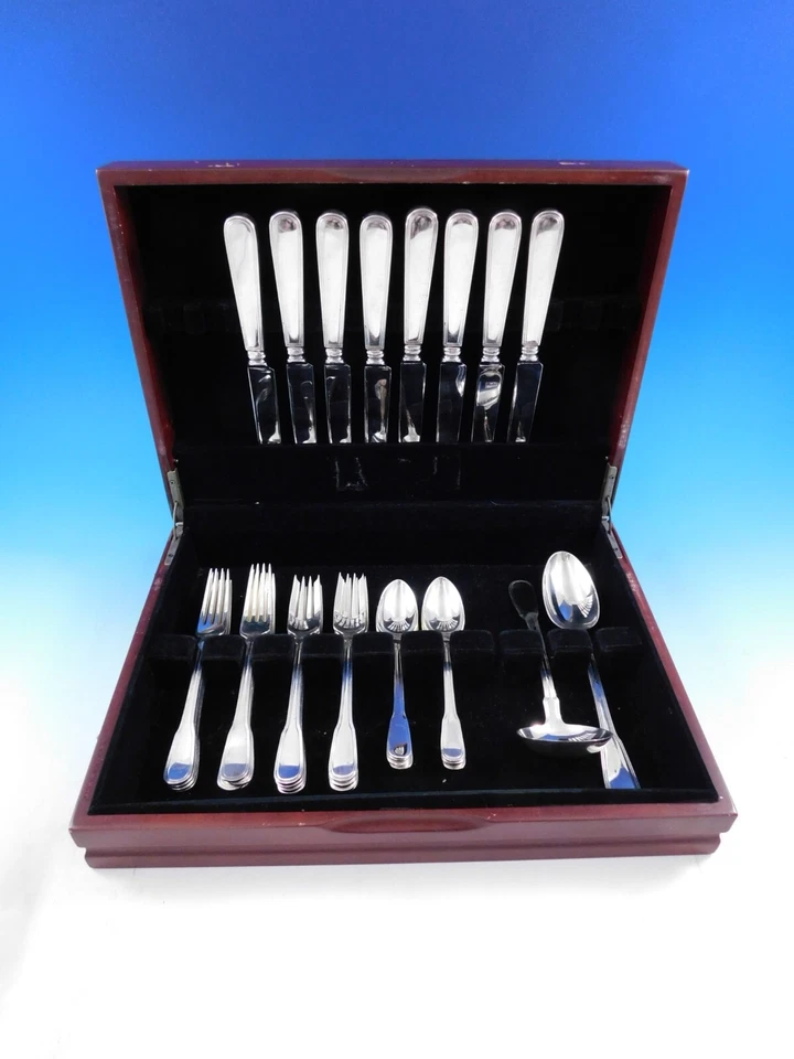 Hamilton aka Gramercy by Tiffany Sterling Silver Flatware Set 8 Service 34 pcs - Image 2 of 4