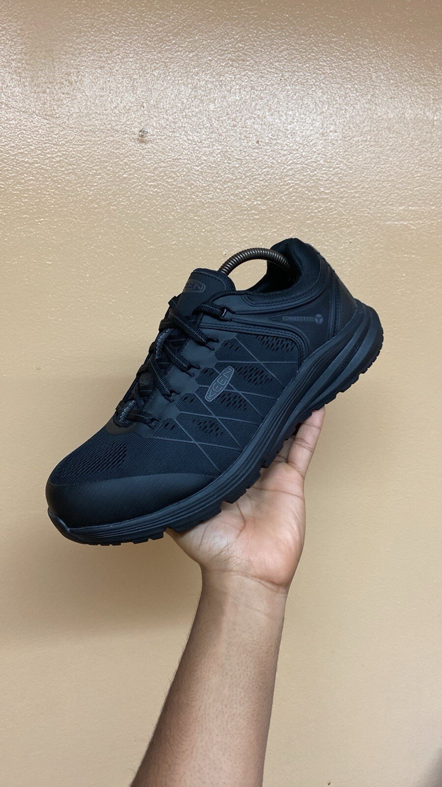Sneakers da lavoro KEEN Utility Vista Energy Konnect Fit XT punta in acciaio "Triple Black"