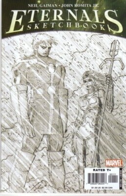 Eternals Sketchbook #1 Marvel Comics 2006 Direct Edition 1st Print Marvel Comics