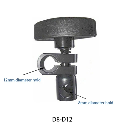 Sleeve Lever Swivel Dovetail Clamp Chuck Fit For Dial Test Indicator 8MM 12MM 1x