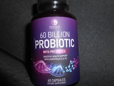 Nature's Peak  60 Billion Probiotics CFU with Prebiotics - 60 caps 5/24