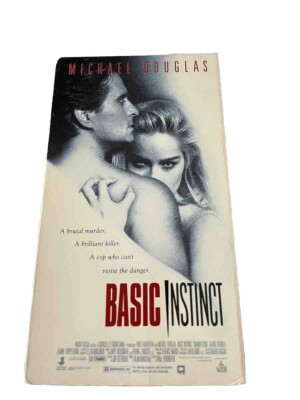 Basic Instinct (VHS, 1992) Michael Douglas, Sharon Stone