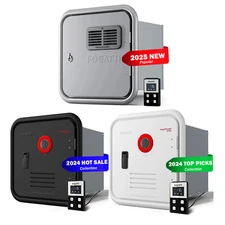 FOGATTI RV Tankless Water Heater 3.6 GPM 66,000 BTU White,Black,Gray