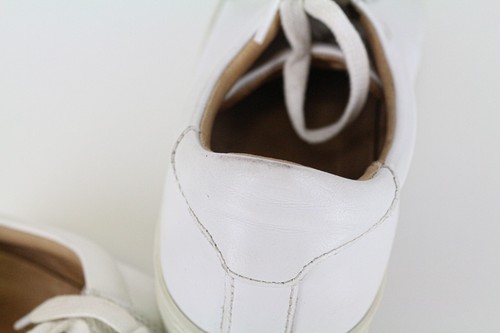 SUITSUPPLY Men Sneakers EU41 White Calf Leather Classic Low-Top Smart Casual - Picture 20 of 21
