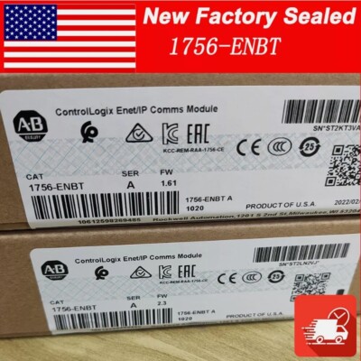 Sealed AB 1756-ENBT SER A ControlLogix EtherNet/IP Module 1756ENBT