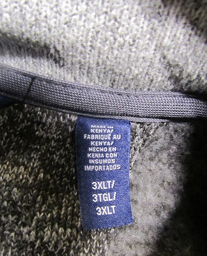IZOD Thermasoft Tech Maglione Uomo Manica Lunga 1/4 Zip, Grigio Poliestere, 3XLT, Nuovo - Foto 4 di 8