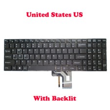 Backlit Keyboard For ENZ K36 X36 DK348A-B US YX-K2010 English US