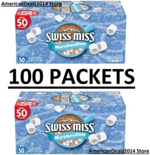 2 PACK - Swiss Miss Marshmallow Hot Cocoa Mix 1.38 oz - 50 Ct (Total 100)