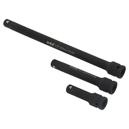 3PCS 1/2" Extension Bars Long Reach Extension Wrench Bar Set 1/2" Inch Drive UK - Picture 11 of 12