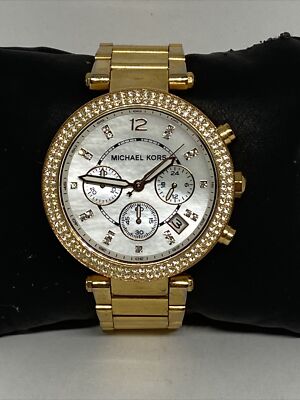 Michael Kors Parker MK5491 Women's Rose Gold Stainless Steel Analog Watch  VK739