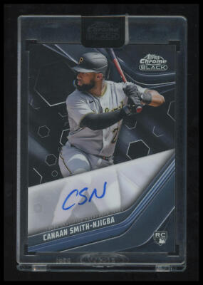 2023 Topps Chrome Black #CBA-CSN Canaan Smith-Njigba Autographs
