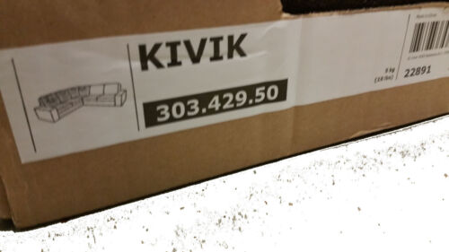 IKEA Kivik COVER for 6-seat Sectional w Chaise BORRED DARK BROWN slipcovers - Bild 4 von 8