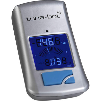 Tune-Bot Gig Clip-On Digital Drum Tuner w/Backlit LCD Display for Acoustic Drums