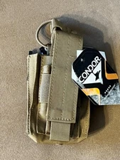 CONDOR 191231-498 GEN2 Single Kangaroo Rifle Pistol Mag Pouch Molle Coyote New