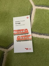 DSB Koreplan Timetable S-Tog 9th December 2012 Danish Urban / Suburban Rail