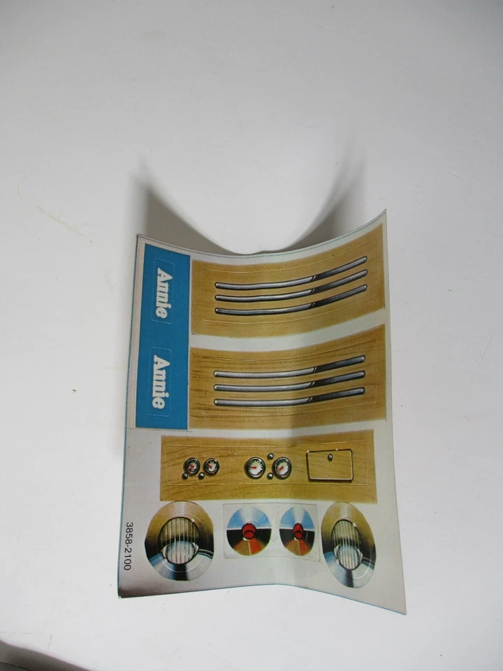 CALCOMANÍAS E INSTRUCCIONES PARA LIMUSINA ANNIE 1929 DUESENBERG 3858 1982 Foto 3 de 3