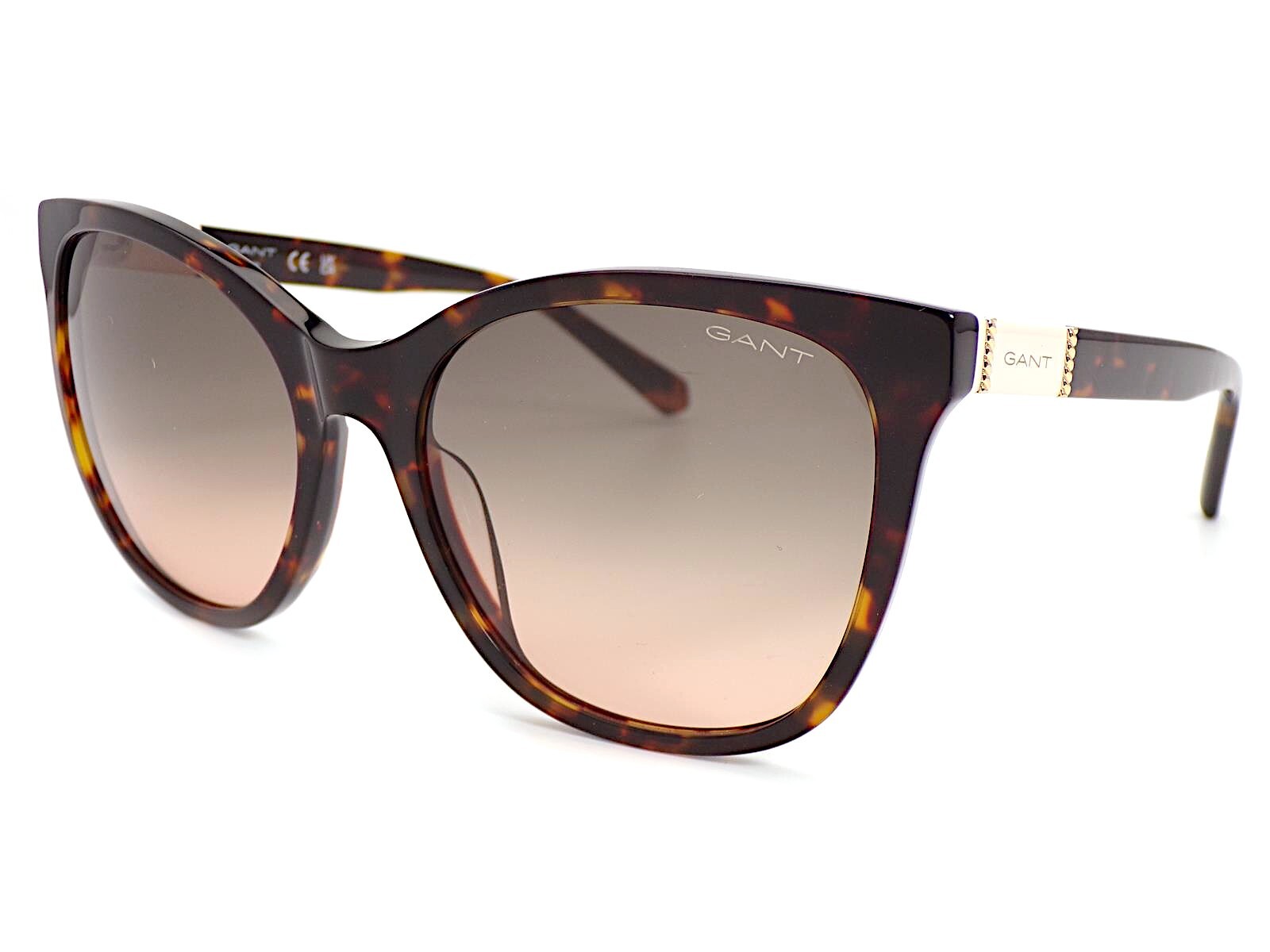 Gant Women's Sunglasses Brown Havana Pink w/ Brown Gradient Lenses GA8092/S 52F