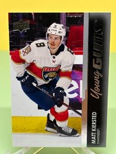 21-22 Matt Kiersted Florida Panthers UD Young Guns Rookie #244