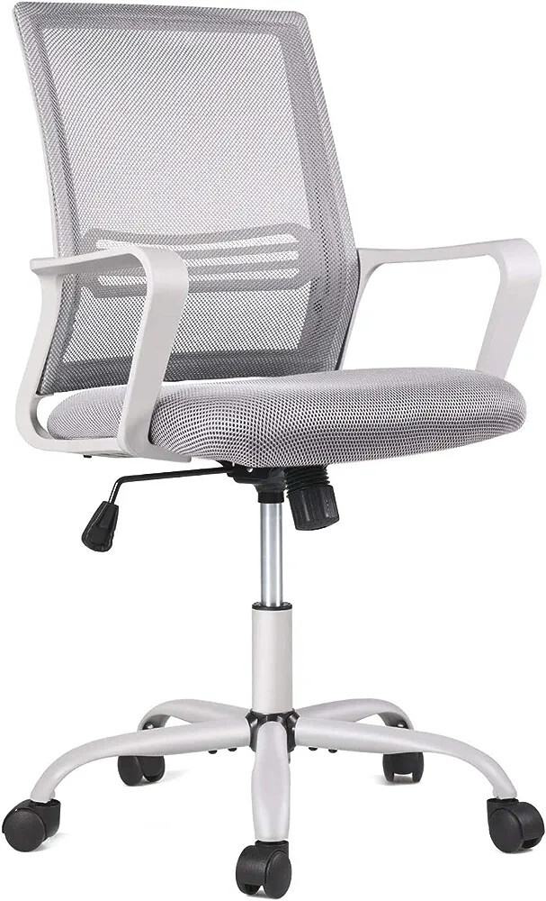 Smugdesk Ergonomic Mid Back Breathable Mesh Swivel Desk Chai
