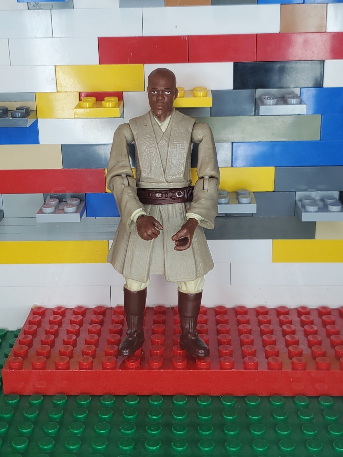 Star Wars Force Combat Mace Windu Action Figure