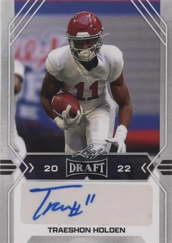 2022 Leaf Draft Traeshon Holden #BA-TH1
