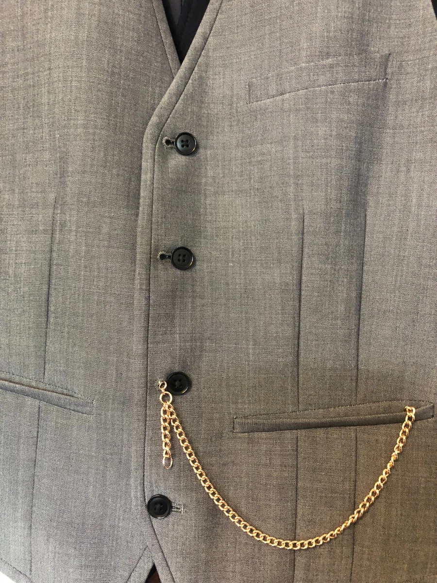 Peaky Blinder S Color Argento Singolo Albert Pocket Orologio Catena Con Ciondolo