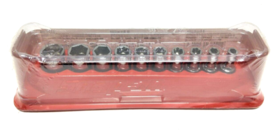 #ad #ad New Snap on™ 1 4quot; drive 3 16quot; thru 9 16quot; 10 pc 6pt SEMIDEEP FDX Socket 110YTMSY $149.99
