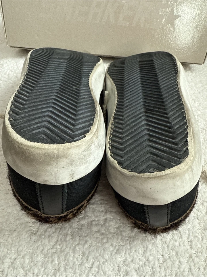 Golden Goose Superstar Sneakers Black Leopard Red Glitter 38 7.5-8 EEUC With Box - Image 4 of 4