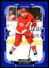 2025-26 O-Pee-Chee #352 Alex DeBrincat Detroit Red Wings Blue Border Hockey Card