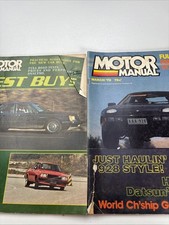 MOTOR MANUAL Car Magazine 1979   Holden Commodore Car X 2 Mags
