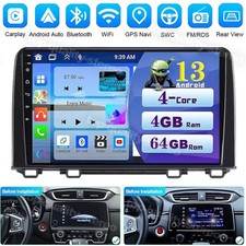 64GB Android 13 For Honda CRV 2017-2021 CarPlay Stereo GPS Nav Wifi BT Car Radio