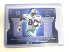 2025 Panini Silhouette Michael Irvin Blue Pillars Of The Game Die-Cut Card #31