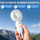 Mini Handheld Fan,3 Speed Adjustable Portable Battery Operated Fans,Usb Recharge