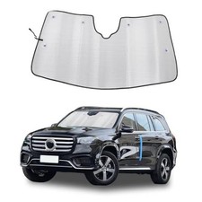 Windshield Sun Shade Foldable Compatible with Mercedes Benz GLS Class X167