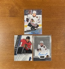 2020-21 Upper Deck Philipp Kurashev LOT OF 3 Young Guns Rookie Jersey Auto