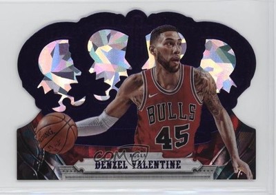 2017-18 Panini Crown Royale Purple Crystal 11/25 Denzel Valentine #81 a8a