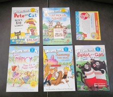 Lot of 5 My First I Can Read Early Readers PETE the CAT, Little Critters, Sammy