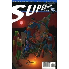 All-Star Superman #8 DC comics NM minus [u&