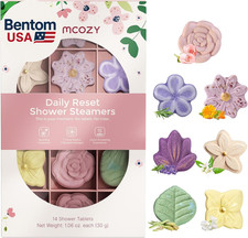14-Pack Shower Steamers with 7 Floral Scents, Valentine S Day Self Care Gifts fo