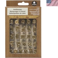 HotStamps Lowercase Alphabet Set for Branding and Personalization of Wood, Le...