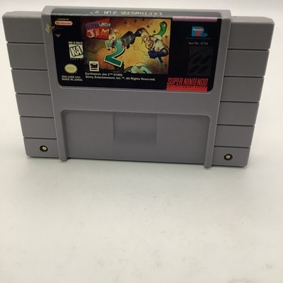 Earthworm Jim 2 Super Nintendo SNES Cartridge Only 1995 Authentic