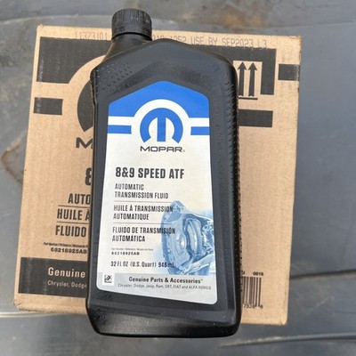 Mopar Chrysler Dodge Ram 8/9 Speed OEM Case ATF 68218925AB ZF Transmissions 6 QT