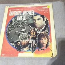 RCA SelectaVision Blow Out CED Videodisc Movie John Travolta Nancy Allen Case