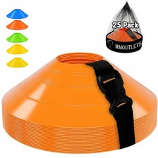 75/50/25 Pack, ProGrade Soccer Training Cones Set, Durable Agility Soccer Con...