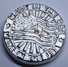 Hand Poured 4 oz .999 Fine Silver Round - Made in USA