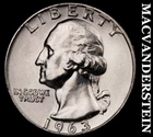 1963-D Washington Quarter- Choice Gem Brilliant Uncirculated Luster #G6759