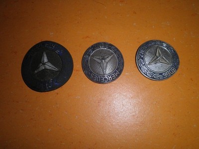 Mercedes Kühler Emblem 3 Stück DEFEKT
