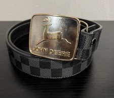 John Deere Men's Leather Belt Size 44