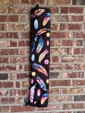 Mane & Stable Waterproof Horse Tail Bag – Colorful Feather Print
